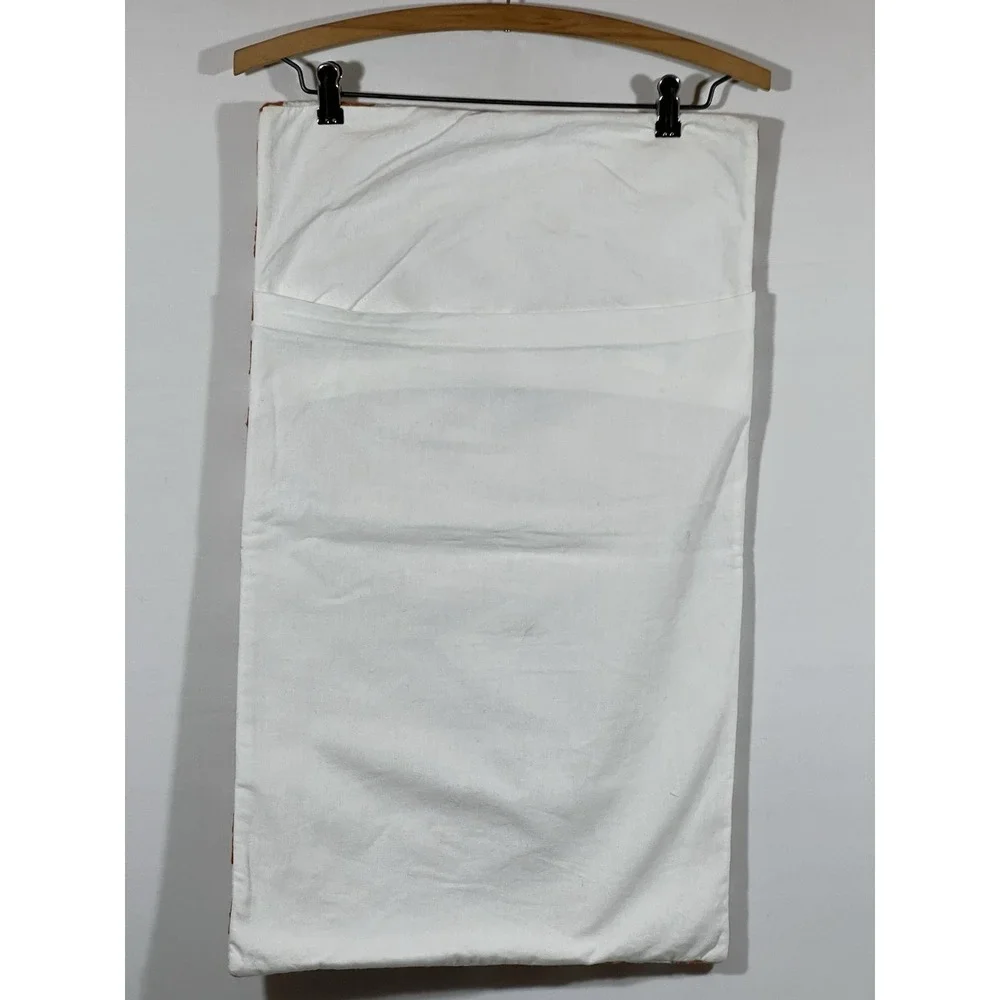 Pottery Barn Pillow Sham Chevron Knit Embroidered‎ Cottagecore Farmhouse
